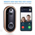 Wireless Video Doorbell 7 days Free Cloud Storage Smart Door bell with Chime 1080P HD WiFi Security Camera Two Way Audio